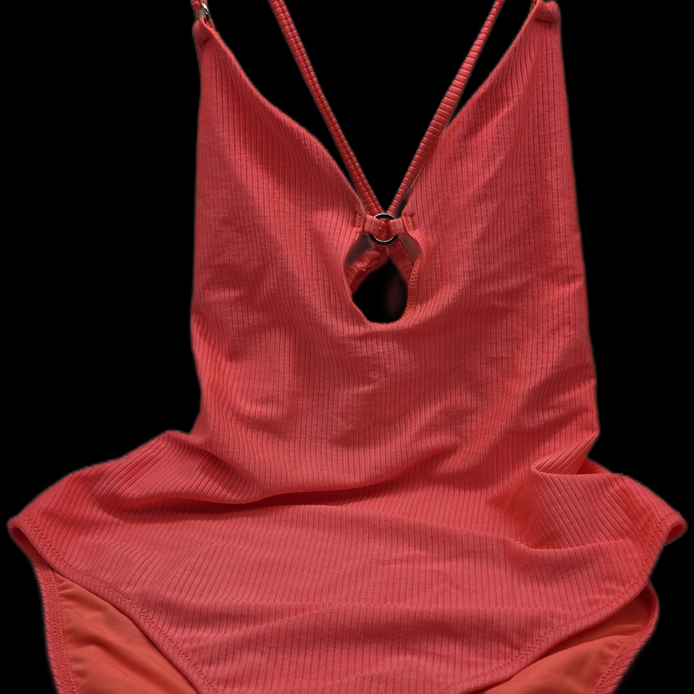 Aerie Vibrant Coral One-Piece